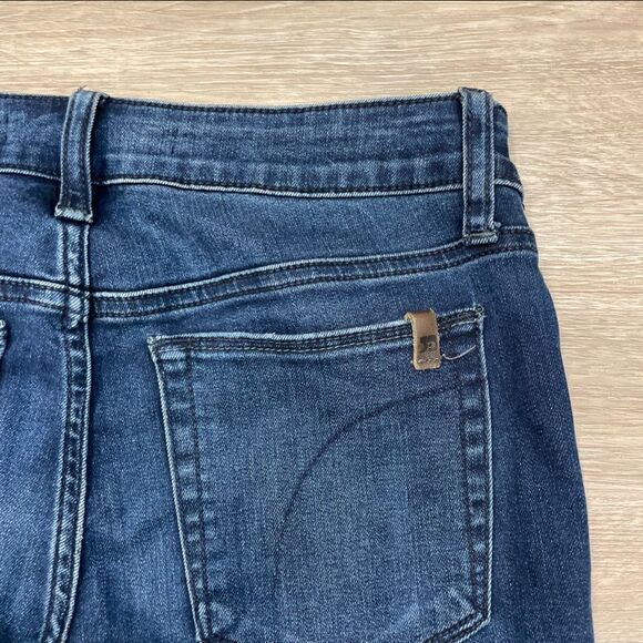Joe's Skinny Dark Blue Ankle Raw Hem Jeans sz 27 - Picture 8 of 8